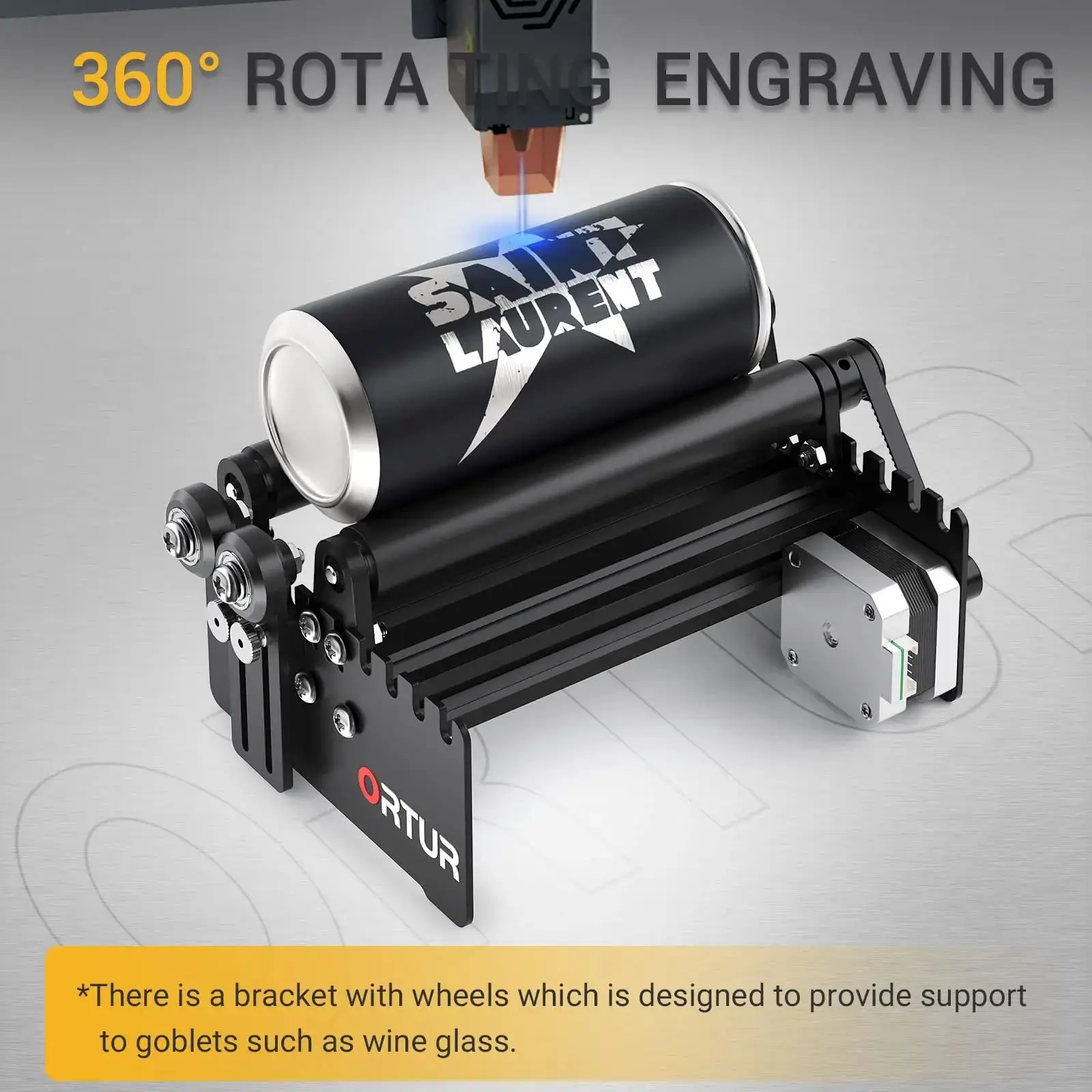 Rotary Axis Laser Engraver - ORTUR Laser Rotary Roller Tools Parts