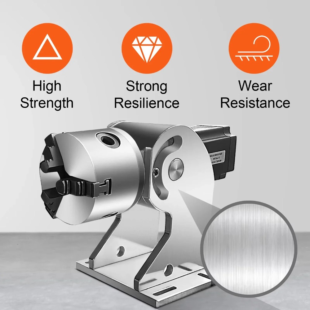 Rotary Axis Laser Engraver - SIHAO 360° Rotary Axis Attachment Max