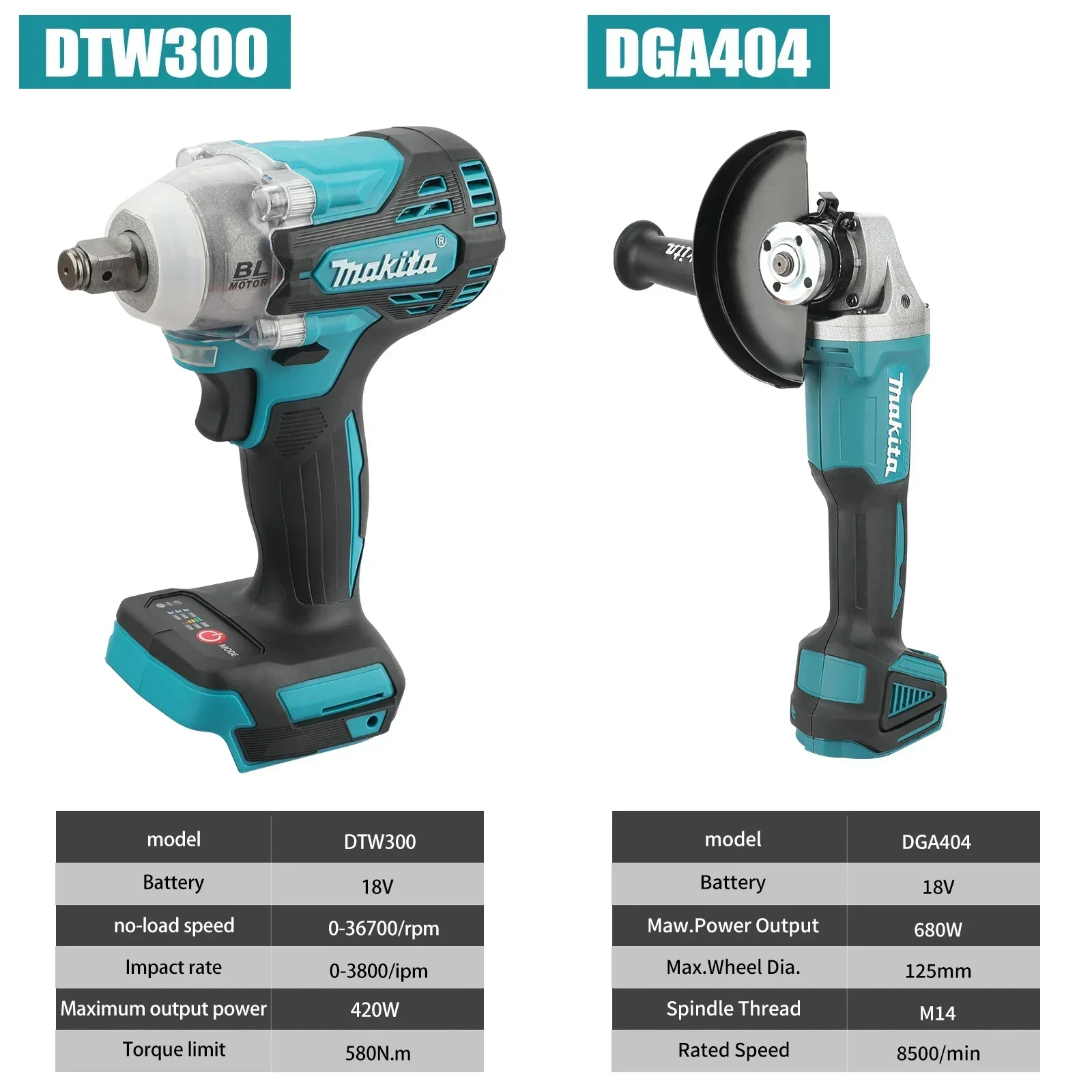 Makita DTW300 Or DGA404 Combo: - đánh giá và giá Makita Drill Dtw300