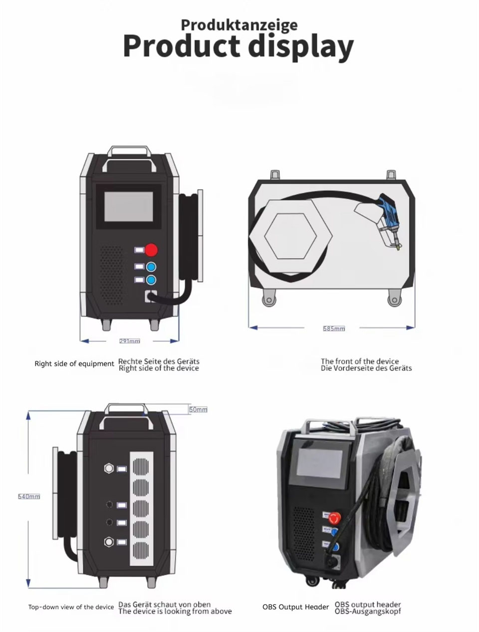 2000W Portable Handheld Laser  - đánh giá và giá Industrial Grade Laser Welder