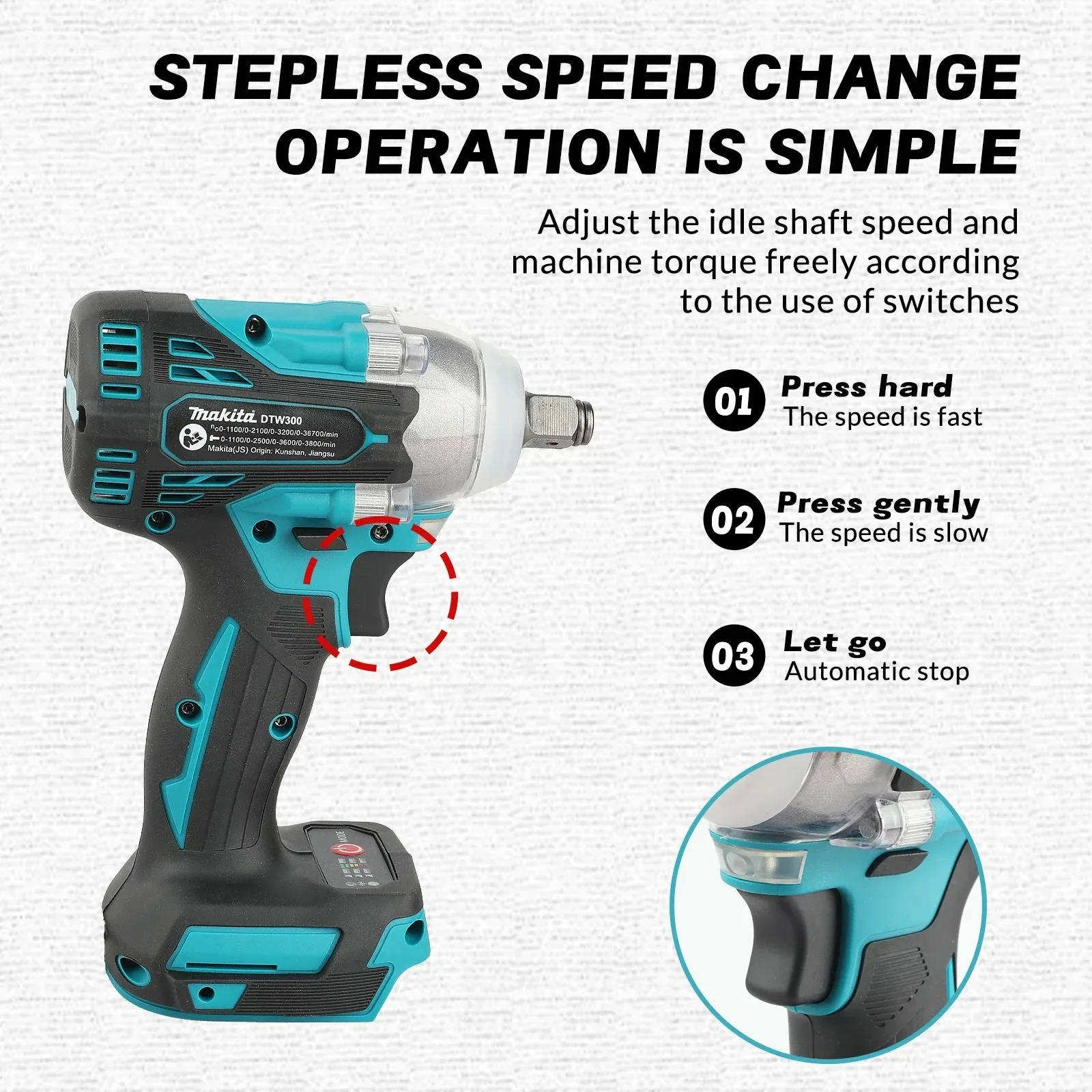 Makita DTW300 18V Brushless Co - đánh giá và giá Makita Drill Dtw300