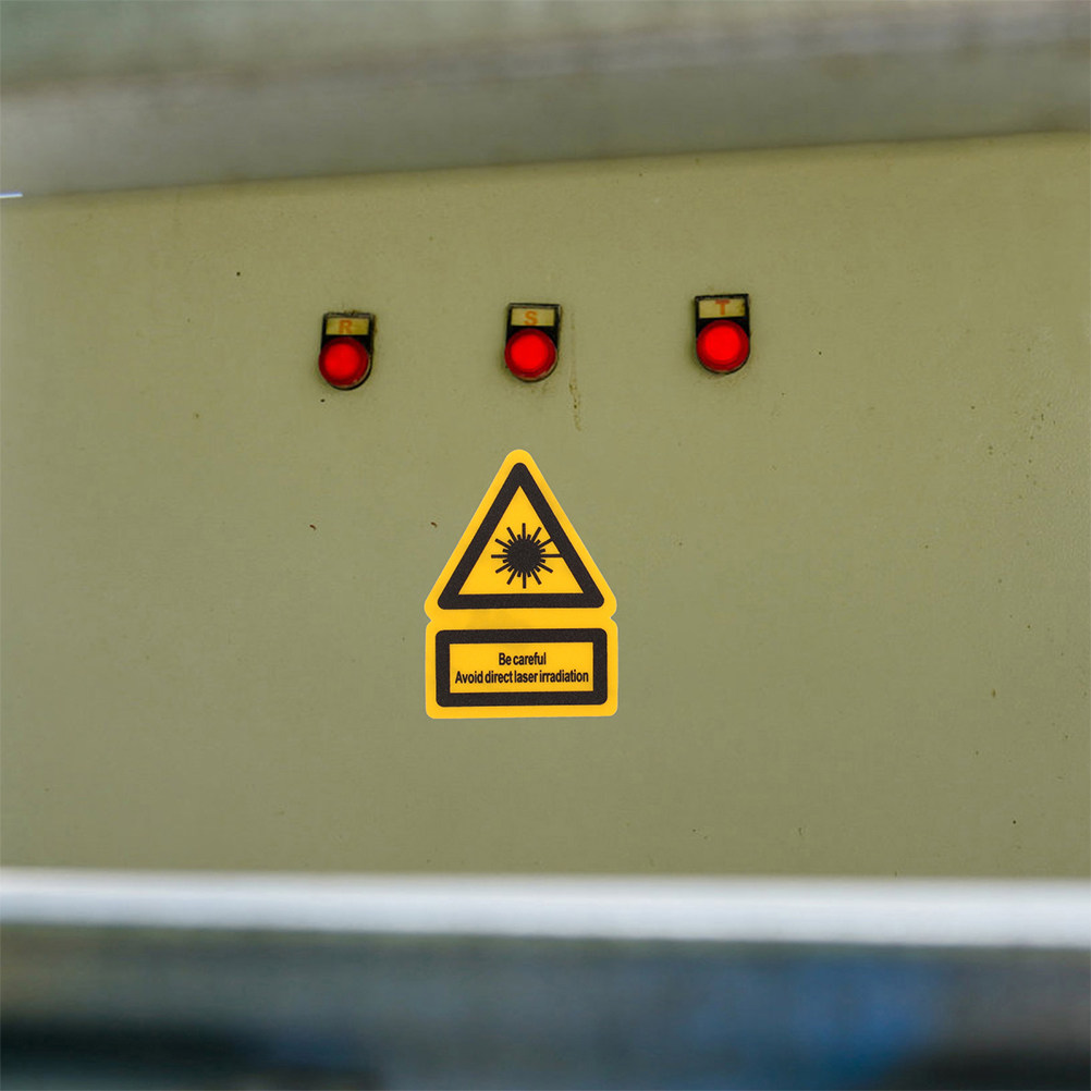 2Pcs Laser Warning Labels Stro - đánh giá và giá Industrial Lasers