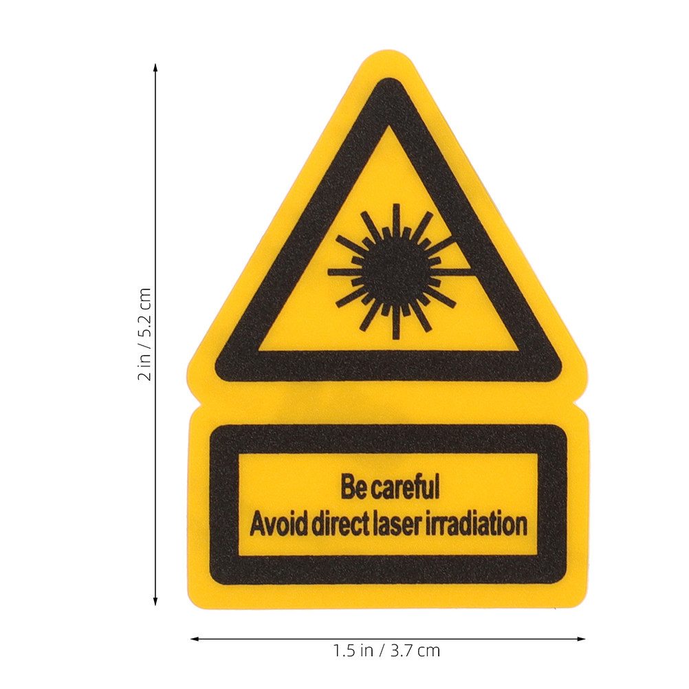 2Pcs Laser Warning Labels Stro - đánh giá và giá Industrial Lasers