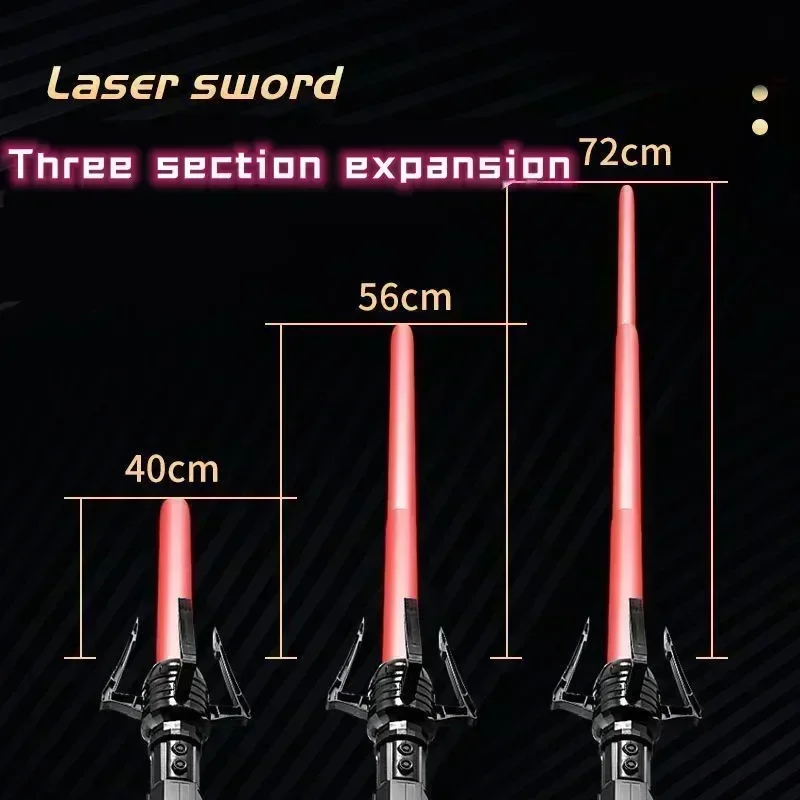 80cm RGB Telescopic Lightsaber - đánh giá và giá Industrial Laser Line