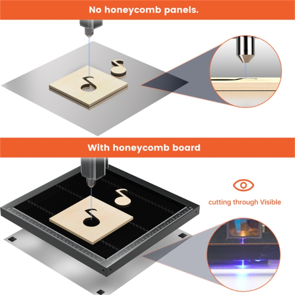 ACMER Working Table 260*215mm  - đánh giá và giá Honeycomb Laser Bed