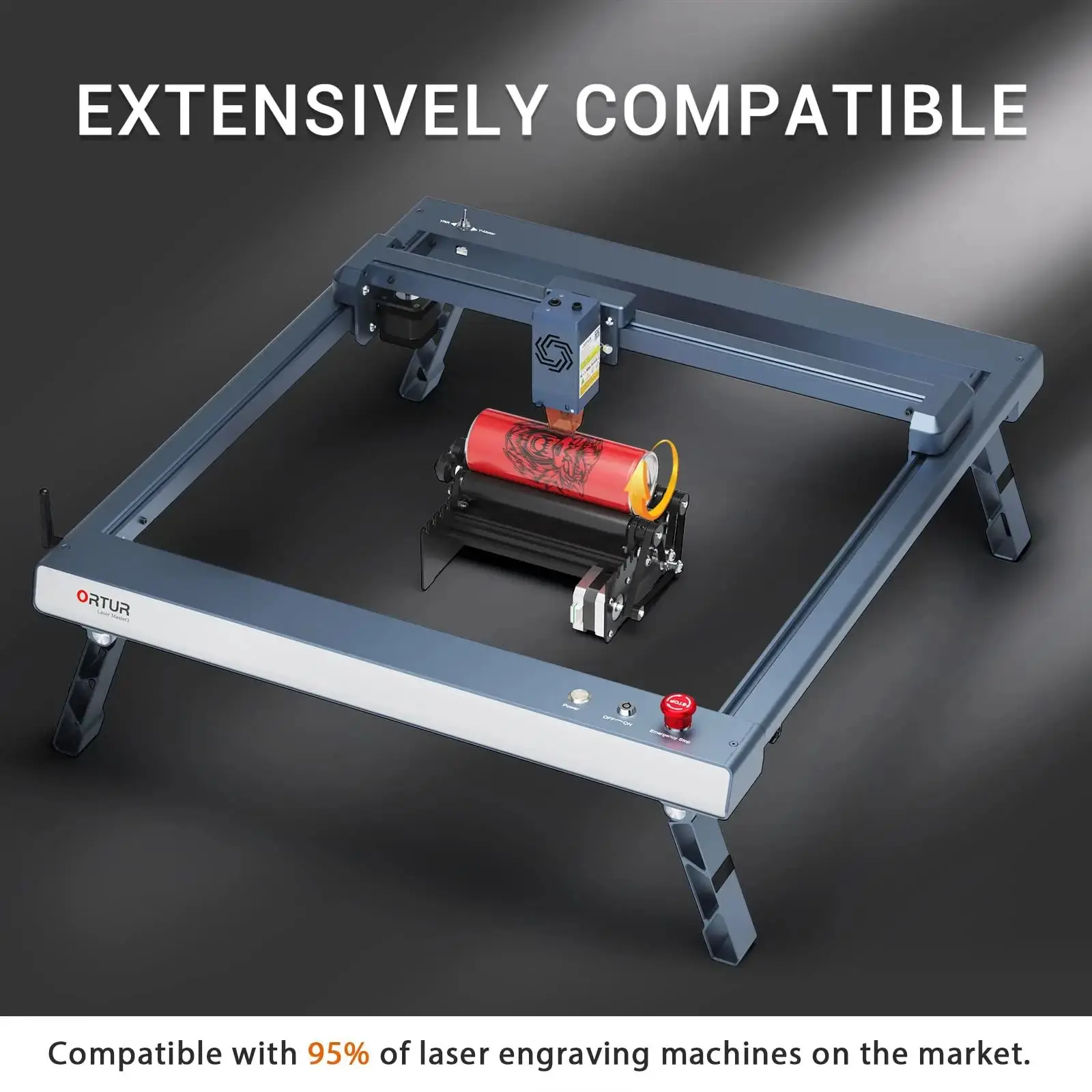 ORTUR Laser Rotary Roller Tool - đánh giá và giá Rotary Axis Laser Engraver