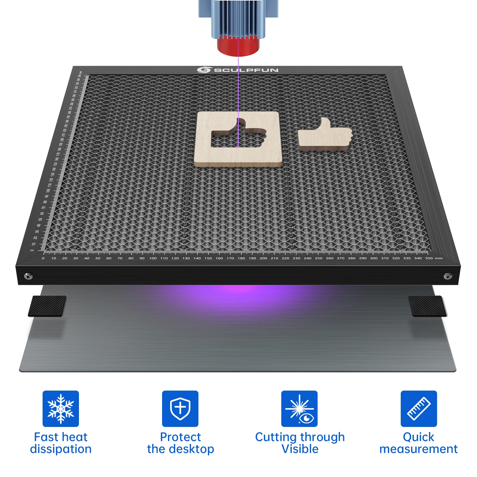 Laser Engraver Work Bed Honeyc - đánh giá và giá Honeycomb Laser Bed