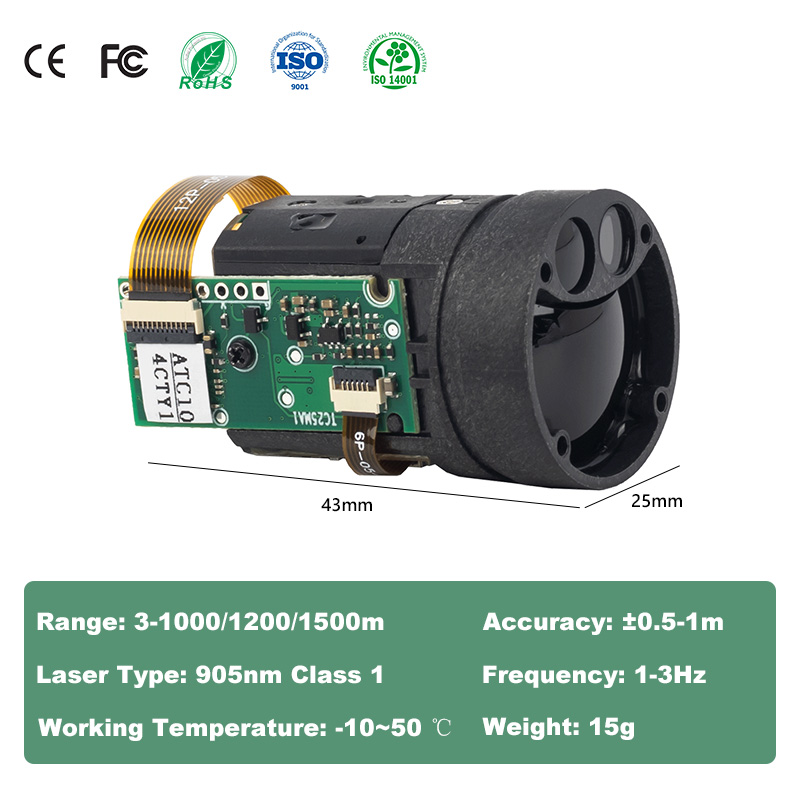 1200m Mini TOF Laser Rangefind - đánh giá và giá Industrial Applications Of Laser