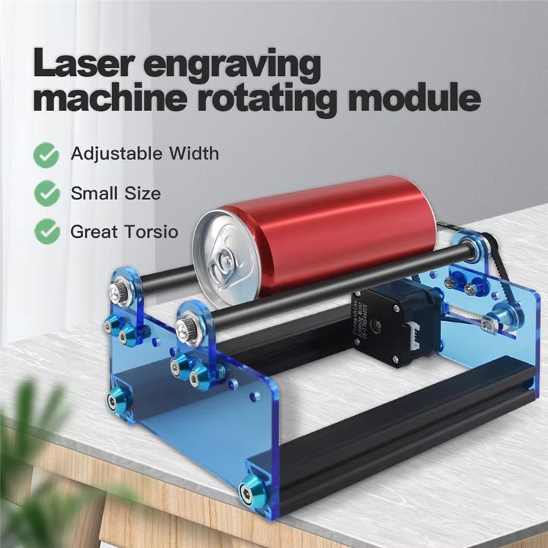 B17C For Engraving Cylindrical - đánh giá và giá Rotary Axis Laser Engraver