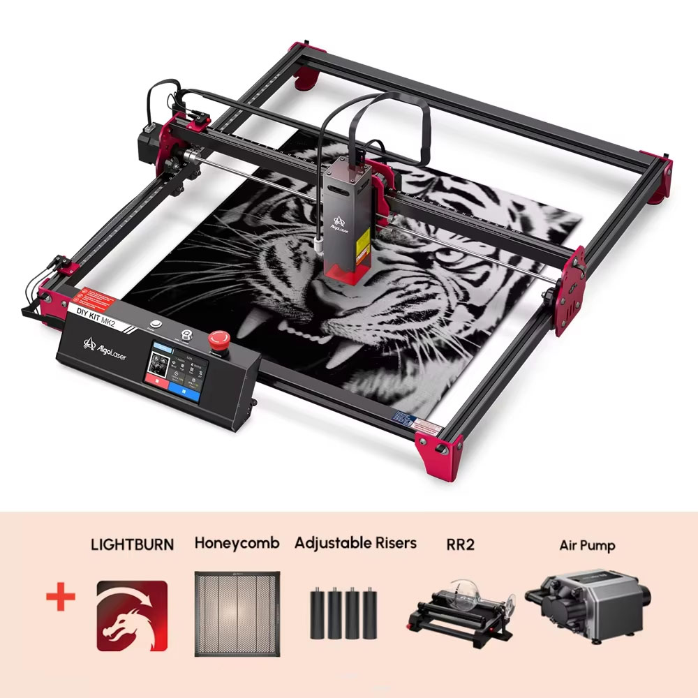 Algolaser DIY KIT MK2 40*43cm  - đánh giá và giá Industrial Laser Cutting Machines