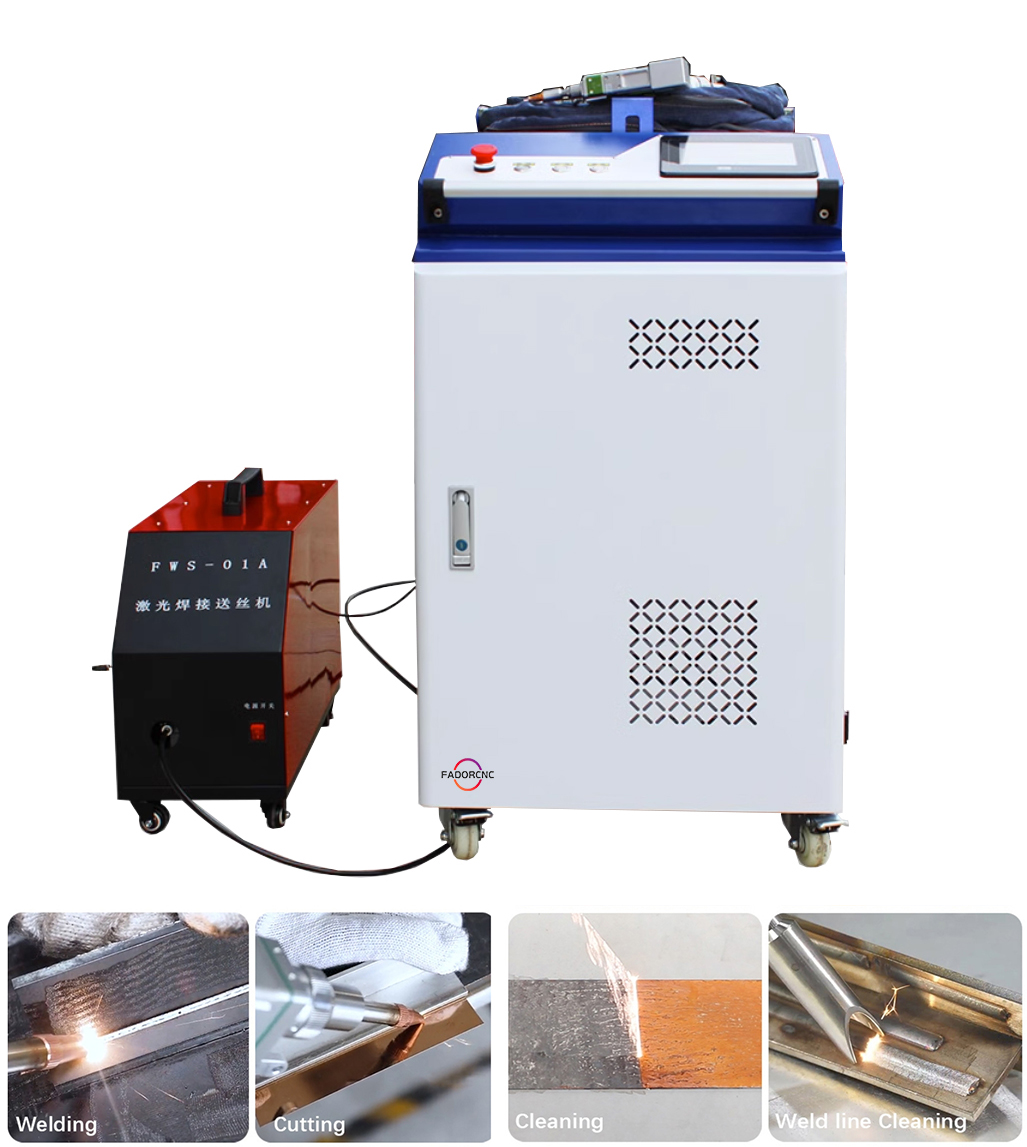 4 In 1 Fiber Laser 1000W 2000W - đánh giá và giá Handheld Laser Welding Machine