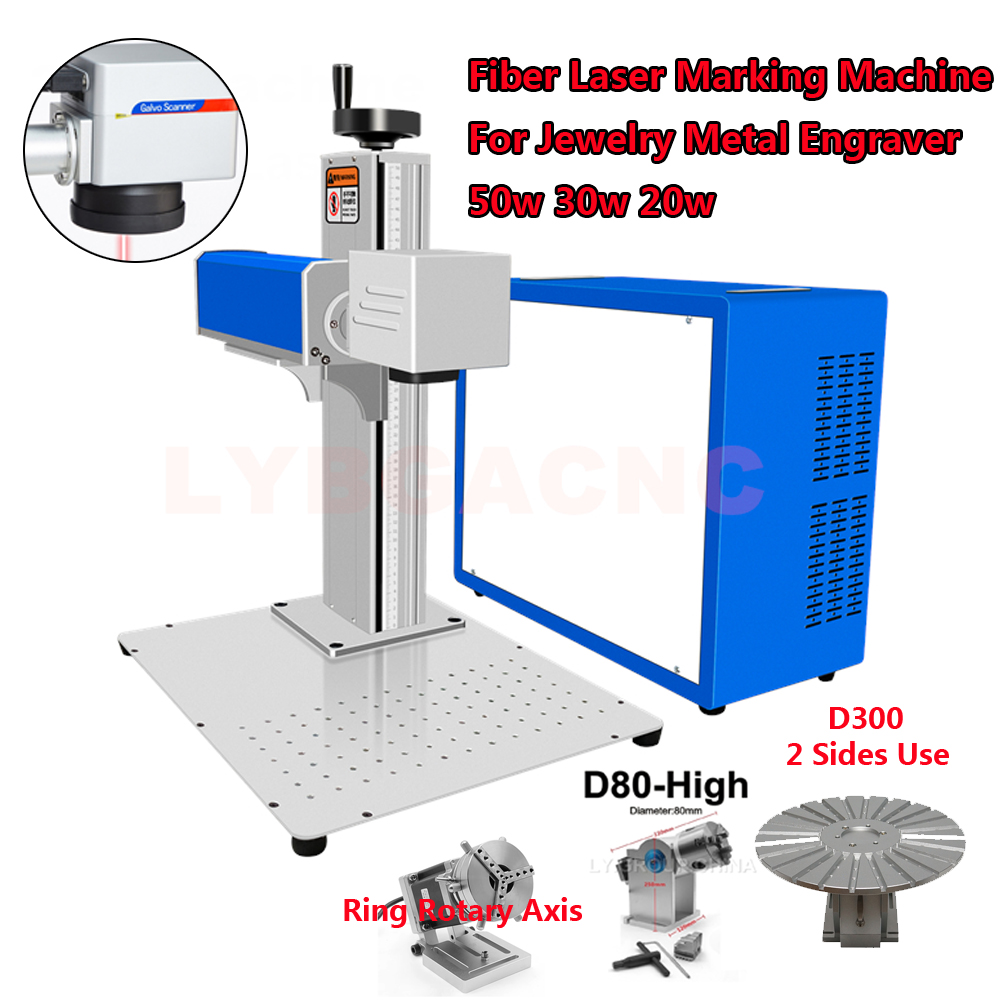 50W Fiber Laser 30W Metal Mark - đánh giá và giá Rotary Axis Laser Engraver