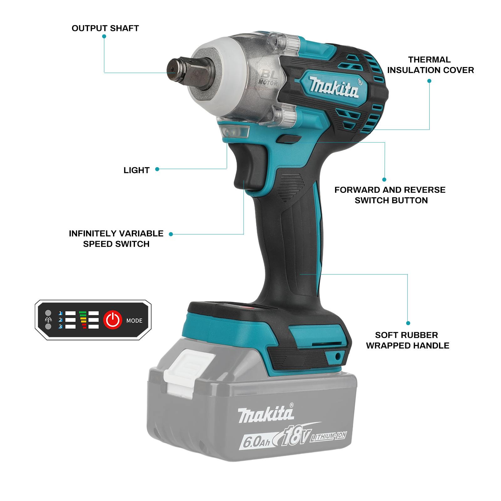 Makita DTW300 18V Cordless Imp - đánh giá và giá Makita Drill Dtw300