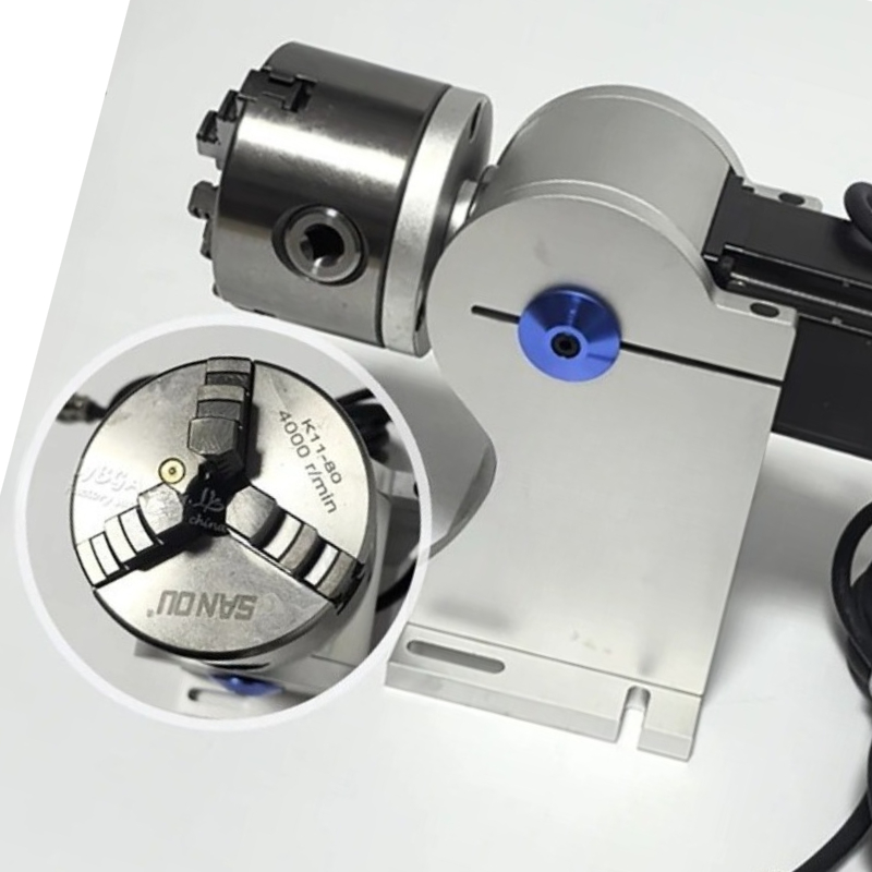 New D80 80mm Chuck A Axis Nema - đánh giá và giá Rotary Axis Laser Engraver