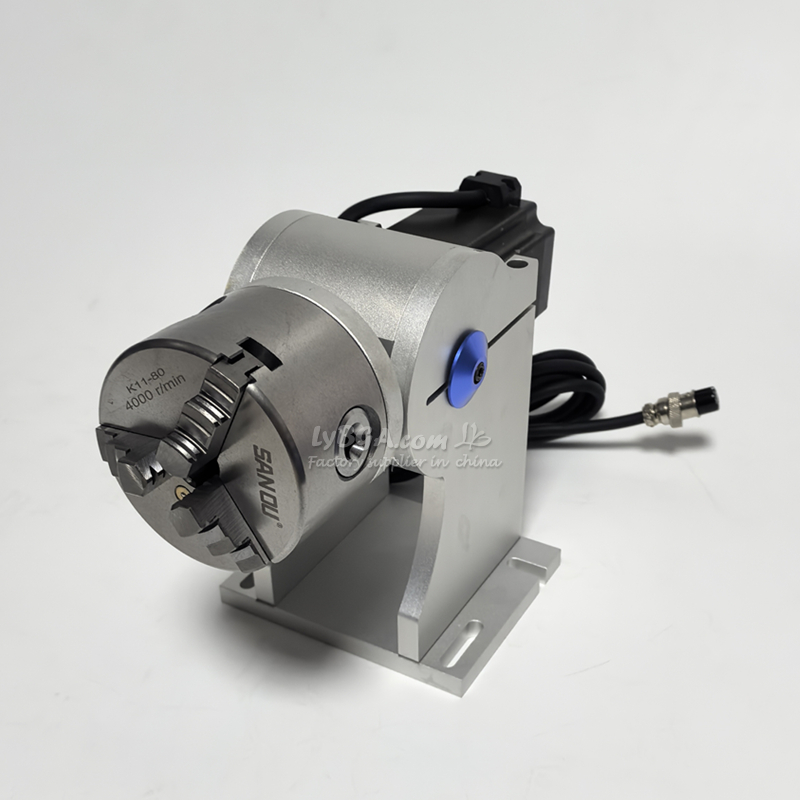New D80 80mm Chuck A Axis Nema - đánh giá và giá Rotary Axis Laser Engraver